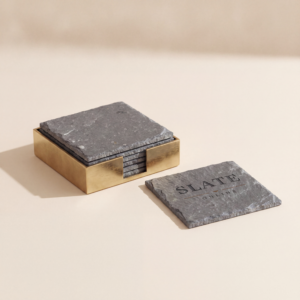 Slate Coaster Set